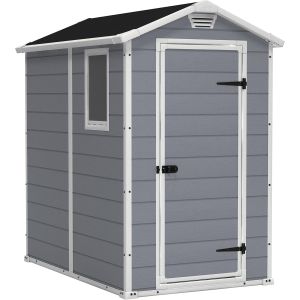 Keter Manor 4x6 Storage Shed for Garden Accessories